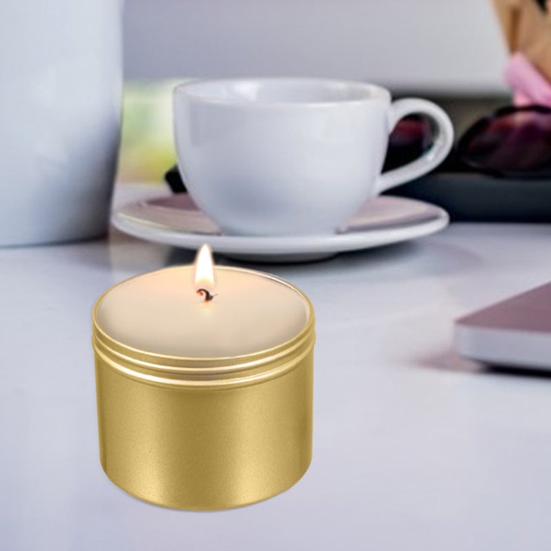 6pcs Empty Candle Cans DIY Facial Cream Jars Aluminum Candle Containers - Image 3