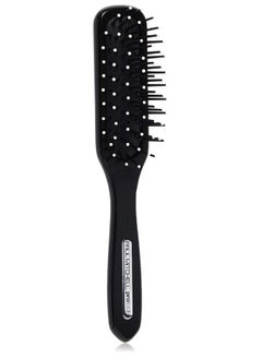 Pro Tools 413 Sculpting Brush Classic Hair Brush For Detangling Sculpting + Styling Wet Or Dry Hair Black