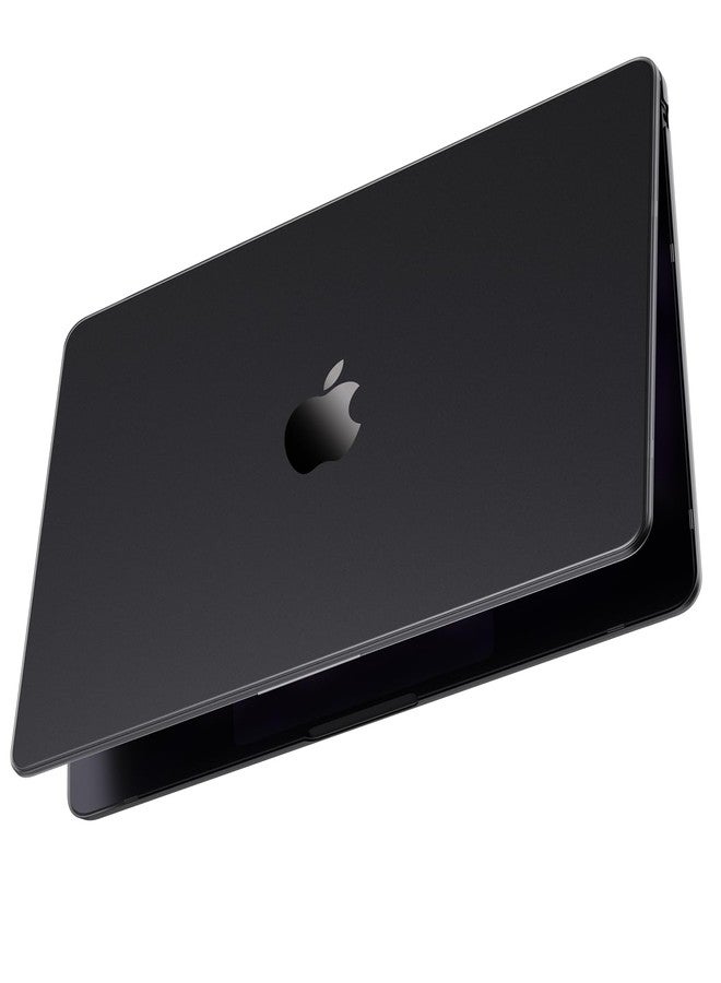 Soonjet for MacBook Air 15 inch Case M4 2025 2024 2023 M3 M2 [Top-Tier Matte Finish] [Ultra Thin Armor] Hard Shell Laptop Cover - Noble Black Clear - Image 1