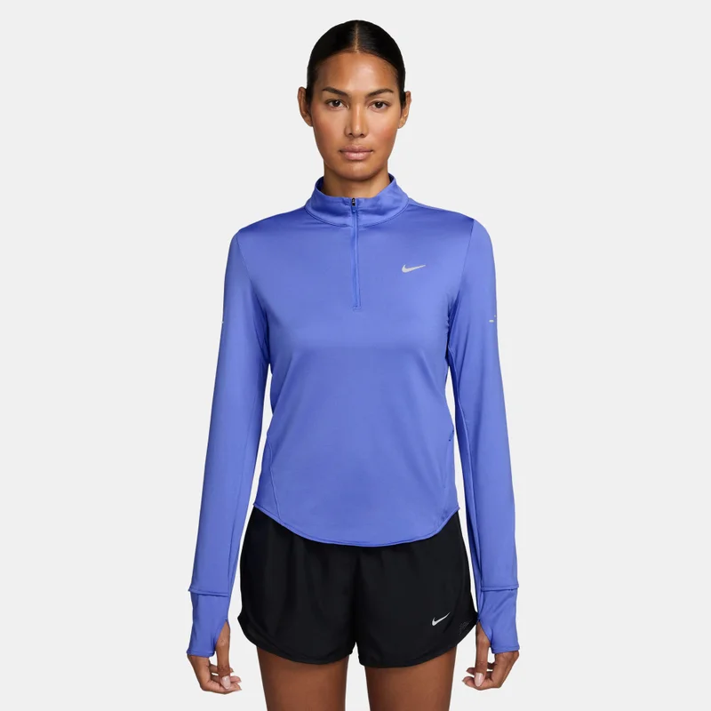 Nike Purple Women's Swift Dri-FIT UV 1/4-Zip Running Top for Women | Best Price UAE