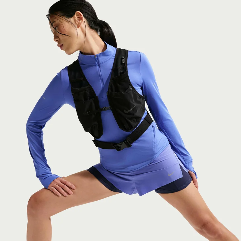 Nike Purple Women's Swift Dri-FIT UV 1/4-Zip Running Top for Women | Best Price UAE