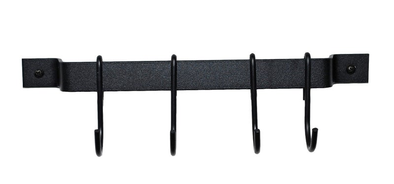 12 Black Utensil Rack
