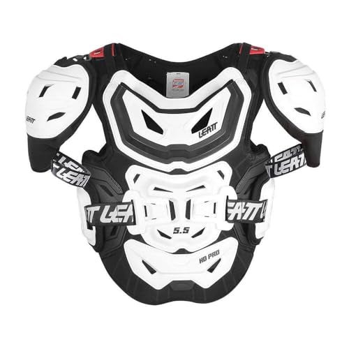 Leatt Brace 5.5 Pro HD Chest Protector-White-Adult - Image 1
