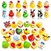 Cherislpy 36 Pcs Christmas Rubber DucksBaby Showers Accessories Duckies Bath Toys for Kids Christmas Party FavorsGift ExchangeChristmas Stocking StuffersChristmas - Image 4