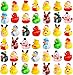 Cherislpy 36 Pcs Christmas Rubber DucksBaby Showers Accessories Duckies Bath Toys for Kids Christmas Party FavorsGift ExchangeChristmas Stocking StuffersChristmas - Image 2