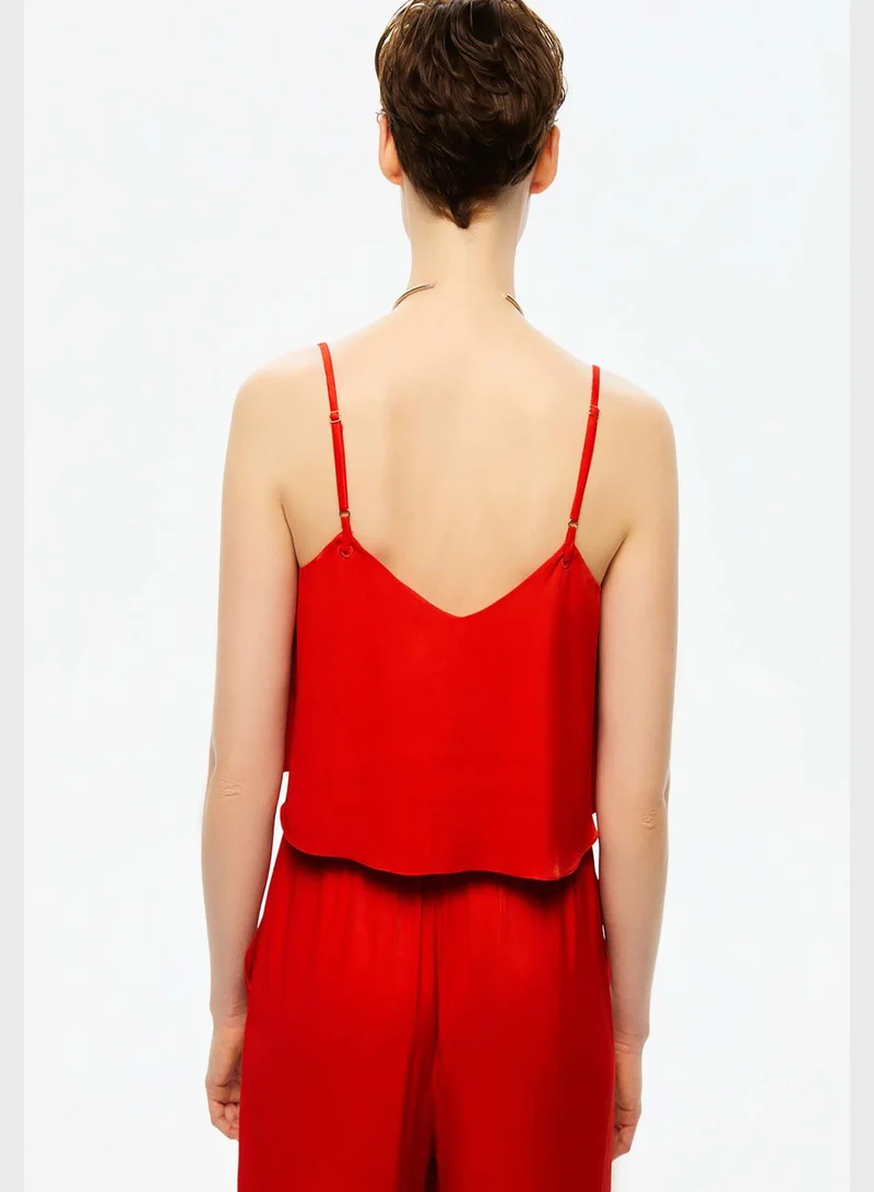 Nocturne Strap Crop Top