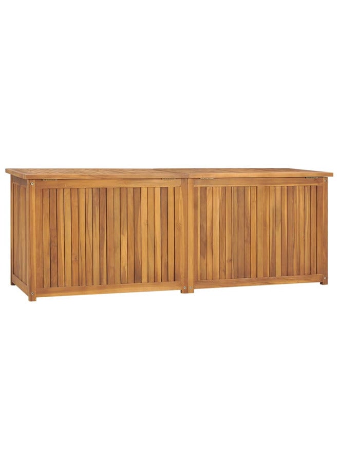 فيداكسل vidaXL صندوق حديقة 150×50×55 سم خشب ساج صلب - Image 4