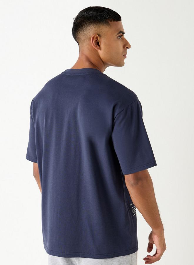 Starter Typographic Print T-shirt with Short Sleeves - Image 3