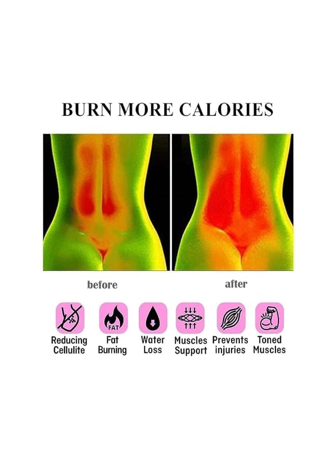 S-TOP Waist Trainer for Women, Belt with Hard Support and Adjustable Extra Elastic Straps, Workout Slimming Belt with Sauna Effect for Men and Women, Size S - Image 2