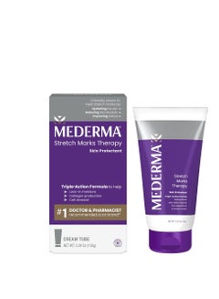 Mederma Mederma Stretch Marks Therapy, Helps Prevent and Treat Stretch Marks, Safe to Use When Pregnant, Pregnancy Skin Care, 5.29 oz (150g)  - Image 1