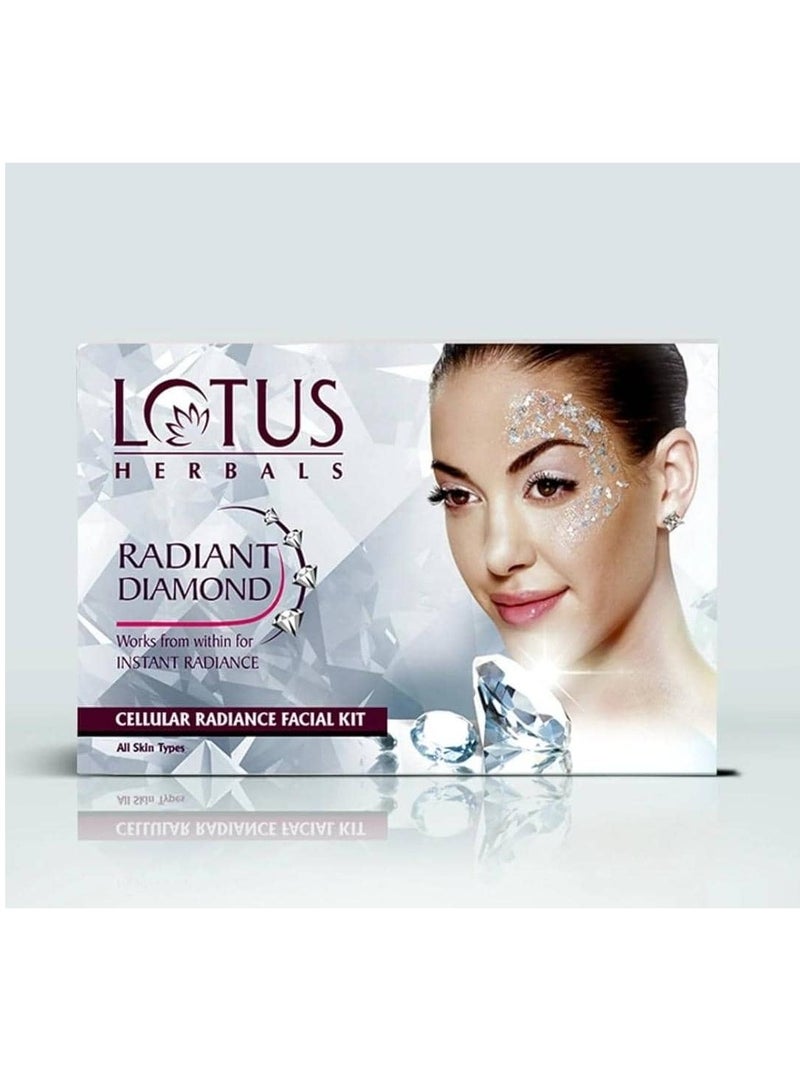 Lotus Lotus Herbals Radiant Diamond Cellular Facial Glow Kit 