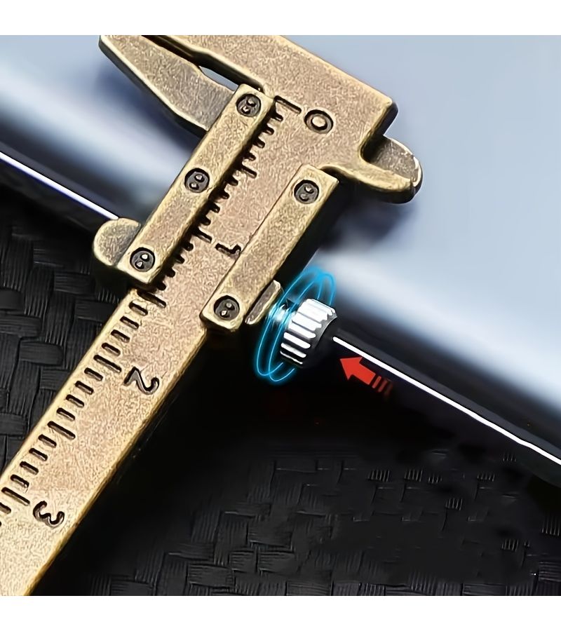 2pcs Sporty Zinc Alloy Keychains With Measuring Tape Pendants Portable Mini Tool For Men Durable Metal Key Ring Everyday Carry Accessories Holiday Birthday Gifts - Image 3