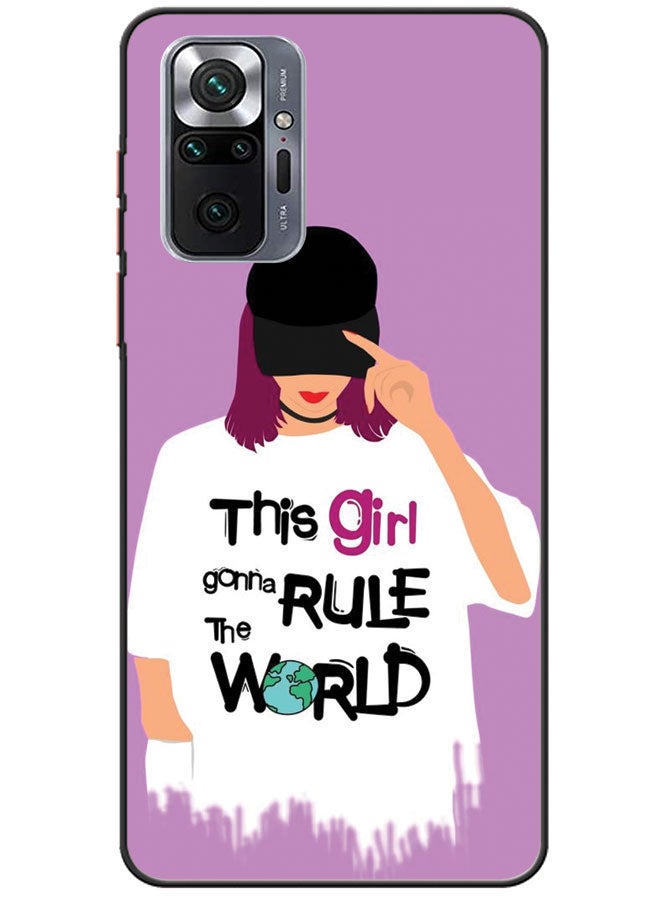 EYE CATCH Protective Case Cover For Xiaomi Redmi Note 10 Pro Girl Gonna Rule The World  - Image 1