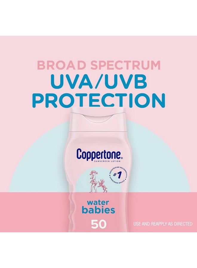 Coppertone لوسيون واقي شمس للأطفال Waterbabies SPF 50، واقي شمس مقاوم للماء للأطفال، 8 أونصة سائلة - Image 3