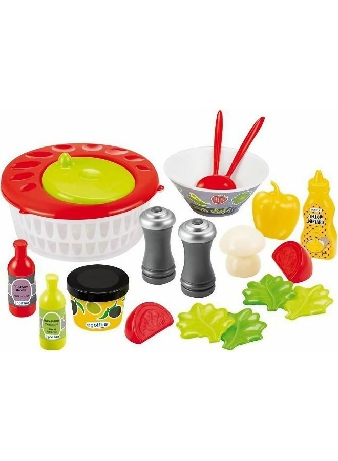 ecoiffier مجموعة ألعاب سلطة الطهاة 100% من إيكويفير - Image 2