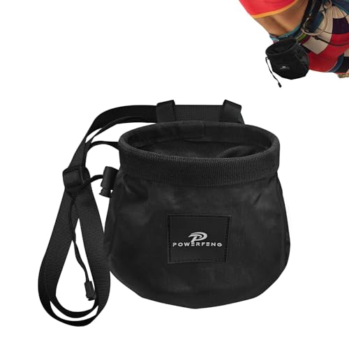 powerfeng Chalk Bag for Rock Climbing & Bouldering: Outdoor Indoor Chalk Bag for Men & Women Climbing Equipment & Accessories - Image 1