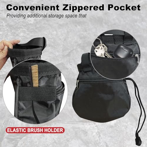 powerfeng Chalk Bag for Rock Climbing & Bouldering: Outdoor Indoor Chalk Bag for Men & Women Climbing Equipment & Accessories - Image 4