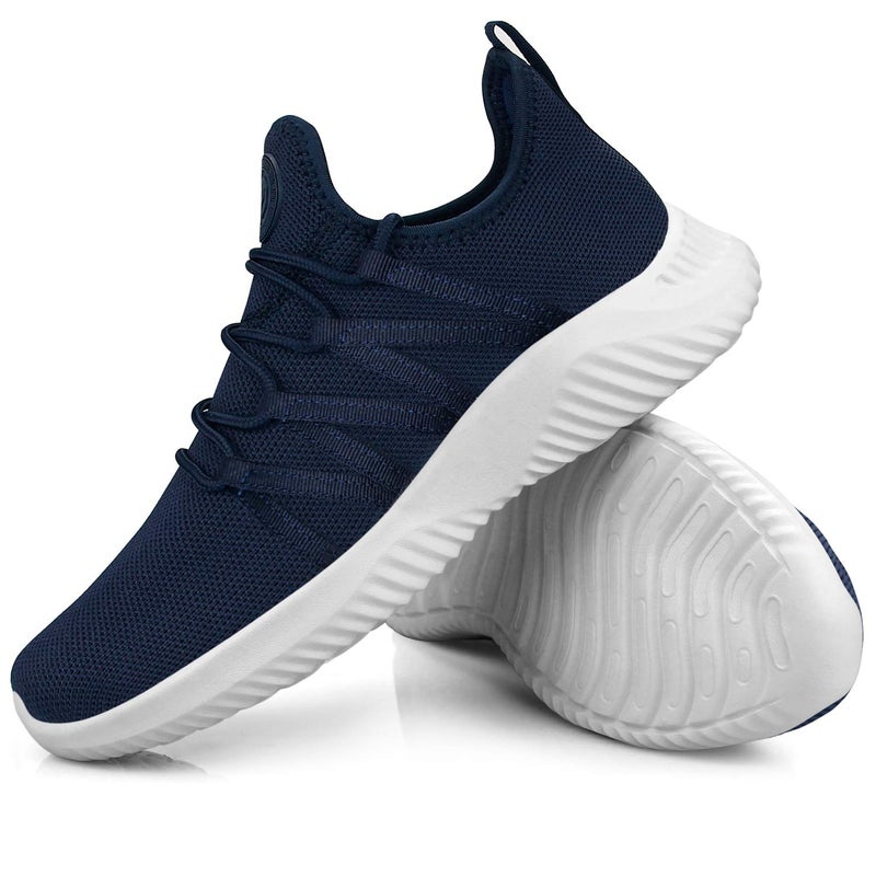 Feethit Mens Slip On Running Shoes Breathable Lightweight Comfortable Fashion Non Slip Sneakers for Men Cs05 Dark Grey Size 11 - Image 5