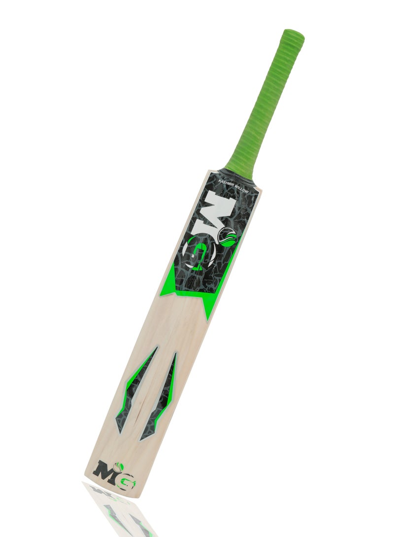 MG Cricket Bat Kashmir Willow Ultimate for Light/Hard Tennis Ball - Image 1