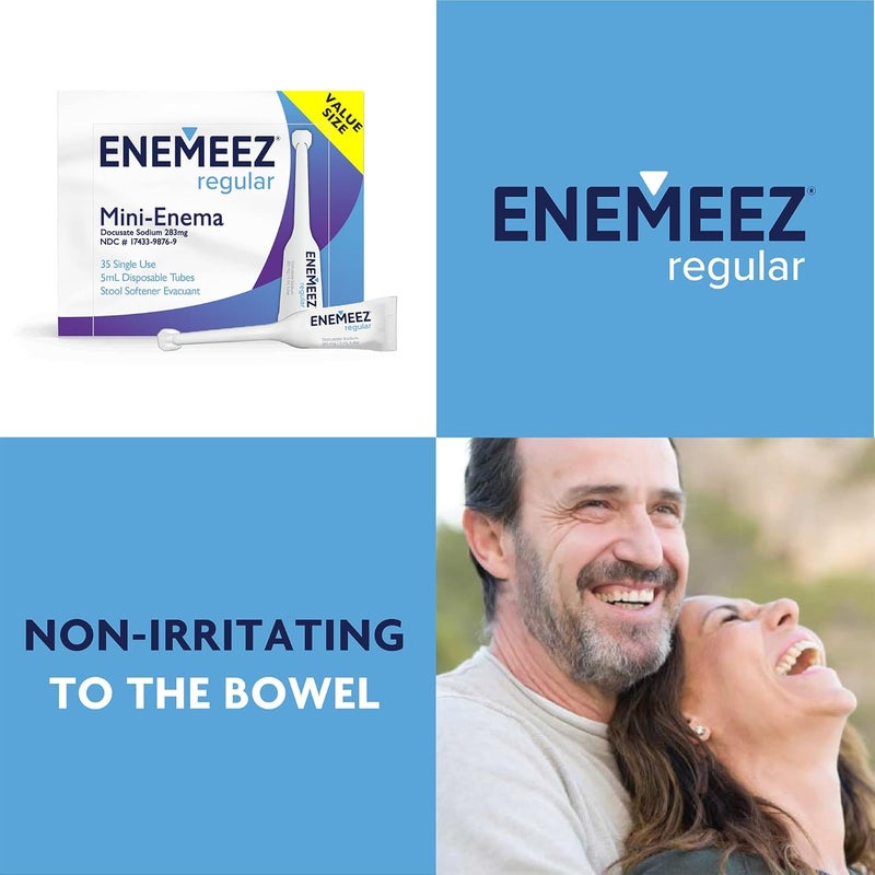 Enemeez Plus Enemeez 283mg Docusate Sodium Mini EnemasStool Softeners  Constipation Relief for Adults 35 Count - Image 4