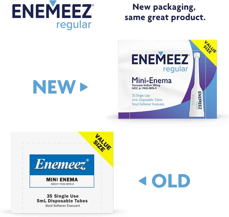 Enemeez Plus Enemeez 283mg Docusate Sodium Mini EnemasStool Softeners  Constipation Relief for Adults 35 Count - Image 3