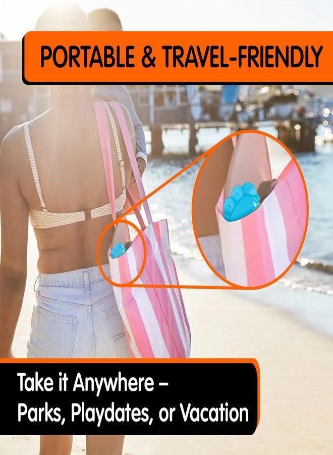 Mobi Lock 2Pcs Sunscreen Applicator for Kids - Sunblock Lotion Brush with Protective Case, Soft Bristles, Mess-Free Sun Cream Applicator for Travel, Beach & Outdoor Use - by Mobi Lock - Image 4