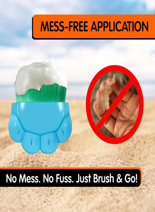 Mobi Lock 2Pcs Sunscreen Applicator for Kids - Sunblock Lotion Brush with Protective Case, Soft Bristles, Mess-Free Sun Cream Applicator for Travel, Beach & Outdoor Use - by Mobi Lock - Image 2