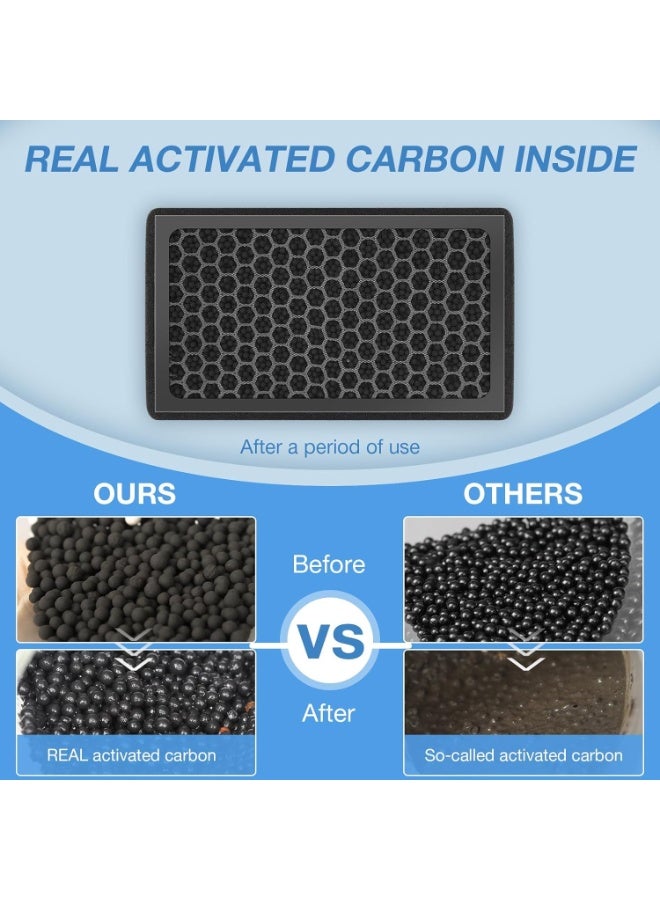 2 PCS Tesla Cabin Air Filter, Model 3 & Y OEM Replacement, Built-in HEPA Filter Activated Carbon Dual Protection, Includes Removal Tool & Screwdriver - Image 4