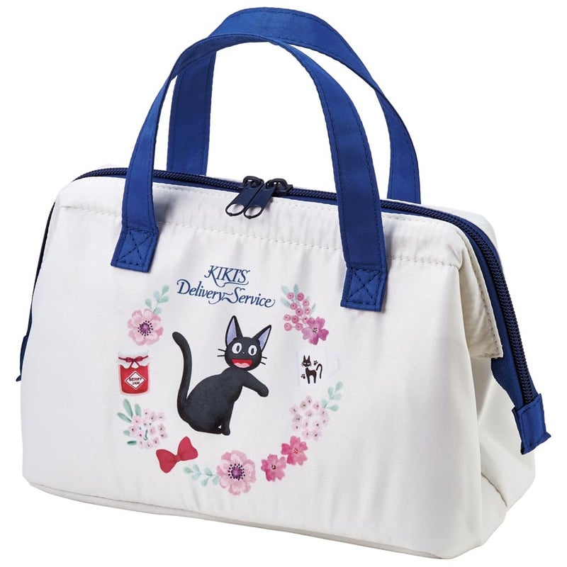 Skater KGA1-A Insulated Lunch Bag, Kiki's Delivery Service, French Studio Ghibli, Clasp - Image 1