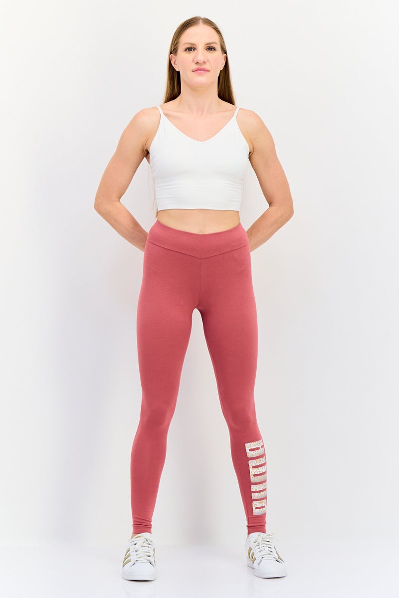 PUMA سراويل تدريب رياضية للنساء، سحب على الجسم، لون موف داكن - Image 3