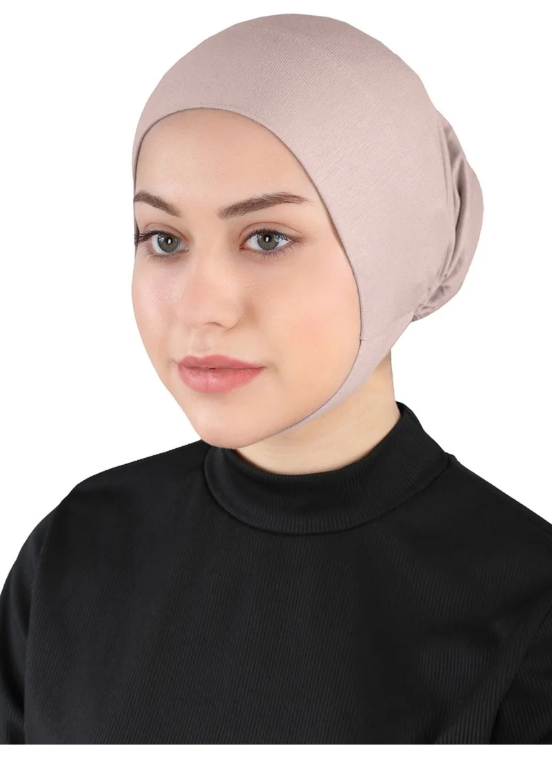 Ecardin Jaw Hijab Bonnet - St 110 Smoke Rose