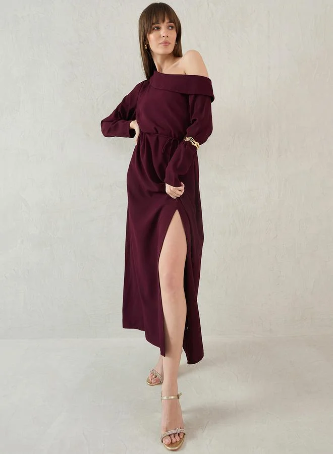 Femmella Off-Shoulder Maxi Dress