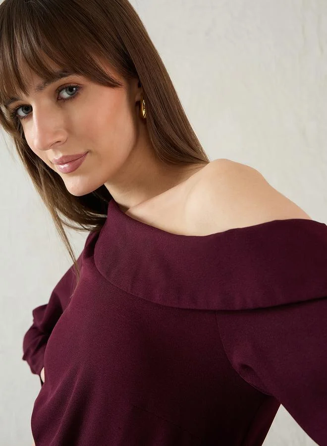 Femmella Off-Shoulder Maxi Dress