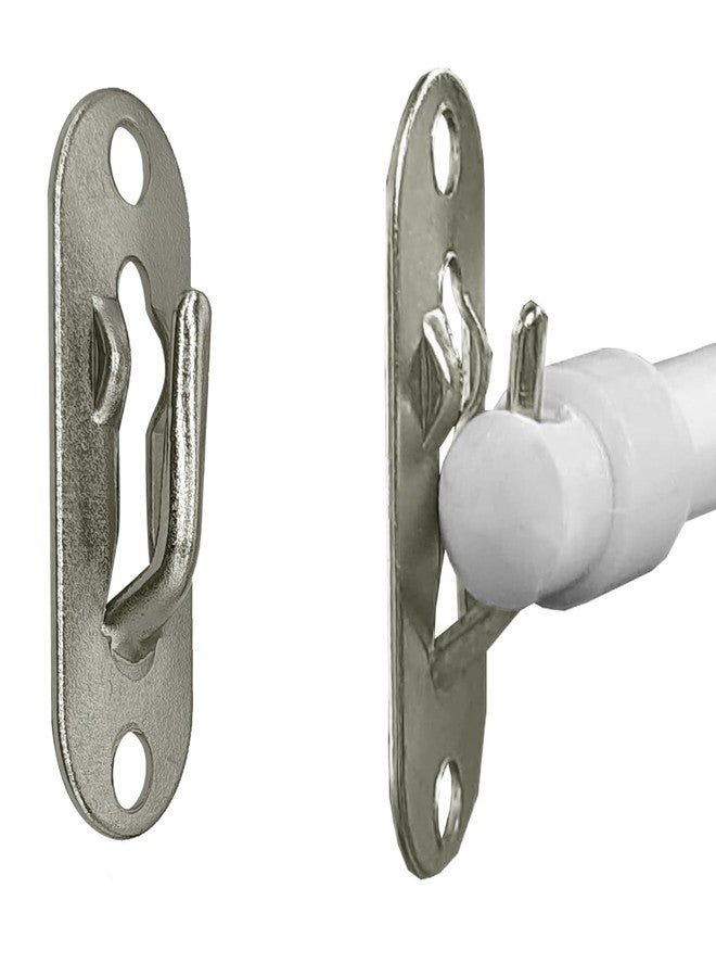 Kowibcl Curtain Rod Bracket,Curtain Rod Holder with Screw Pack，6PCS (for 5/16"Curtain Rod) Nickel - Image 2