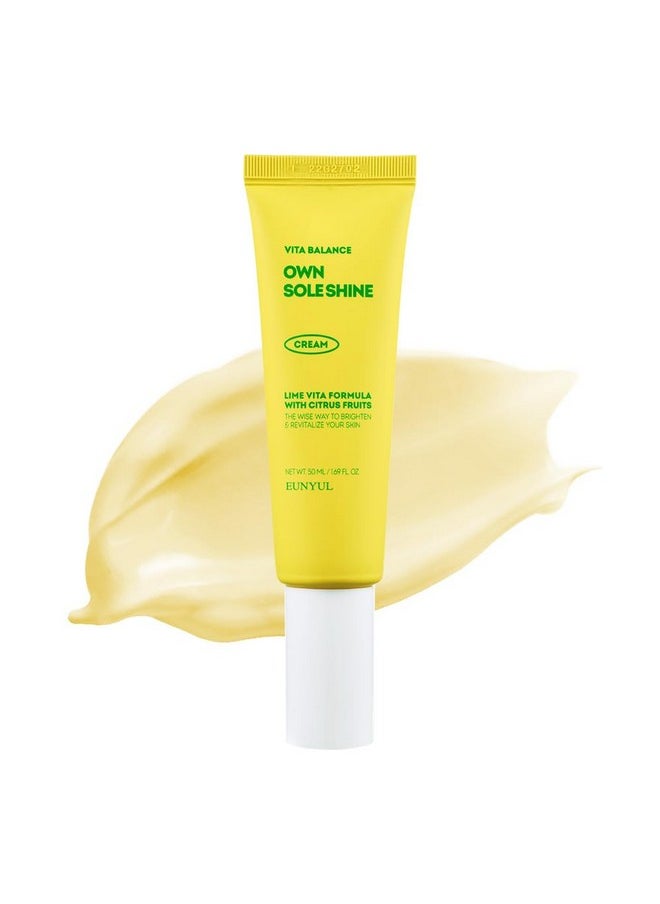 Eunyul Vita Balance Own Sole Shine Facial Cream 1.69 Fl. Oz. Vitamin Facial Cream Face Moisturizer  - Image 1