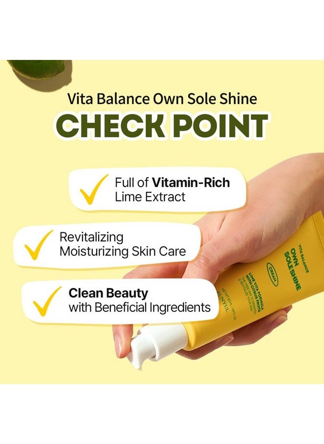 Eunyul Vita Balance Own Sole Shine Facial Cream 1.69 Fl. Oz. Vitamin Facial Cream Face Moisturizer  - Image 2