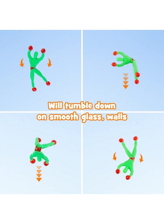 شيندل 50 قطعة من لعبة متسلقي الجدران القابلة للتمدد، لعبة لزجة لتسلق الجدران، مجموعة هدايا الحفلات للأطفال، ألعاب تململ ممتعة، جائزة الفصل الدراسي، حشو بيض سلة عيد الفصح للأطفال - Image 5