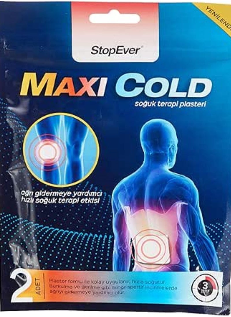 StopEver - Stopever Maxi Cold Cold Therapy Plaster 2 Pieces - Image 1