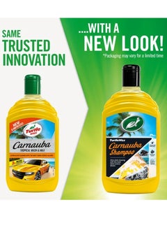 TurtleWax Carnauba Ultra Slick Cleaning Wash And Wax Shampoo  - Image 2