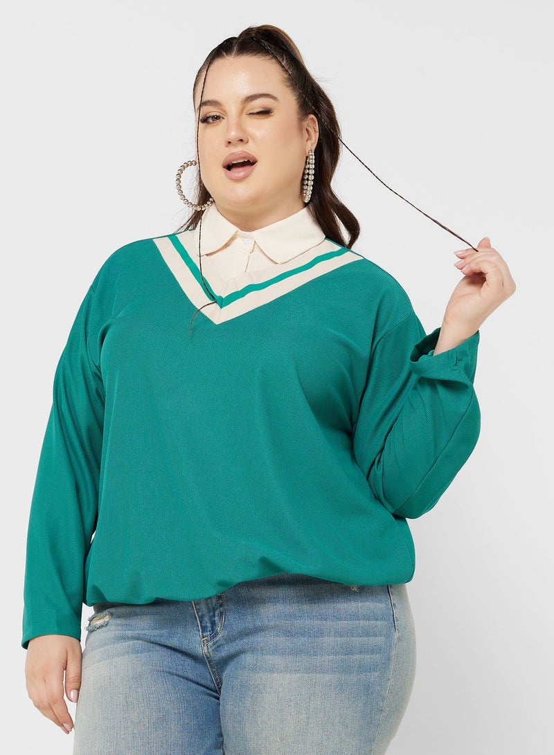Ginger Plus Knitted Sweater - Image 1