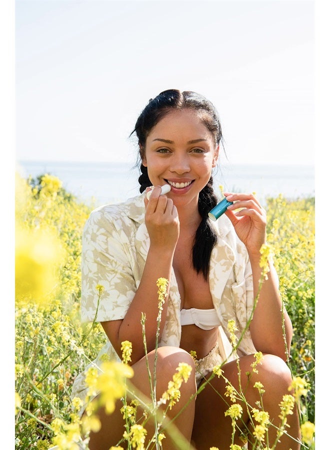 COOLA Organic Liplux Lip Balm and Sunscreen with SPF 30, Dermatologist Tested Lip Care for Daily Protection, Vegan and Gluten Free, 0.15 Oz