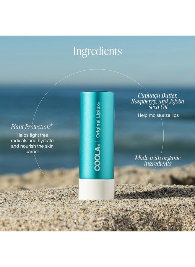 COOLA Organic Liplux Lip Balm and Sunscreen with SPF 30, Dermatologist Tested Lip Care for Daily Protection, Vegan and Gluten Free, 0.15 Oz - Image 5