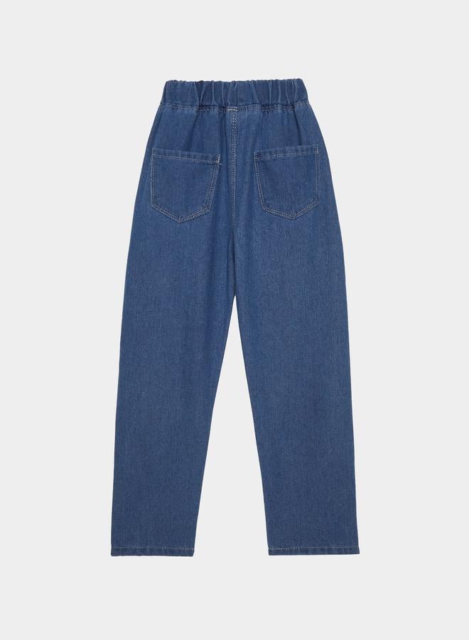 Styli Boys Plain Elastic Waist Pull-On Jeans - Image 2