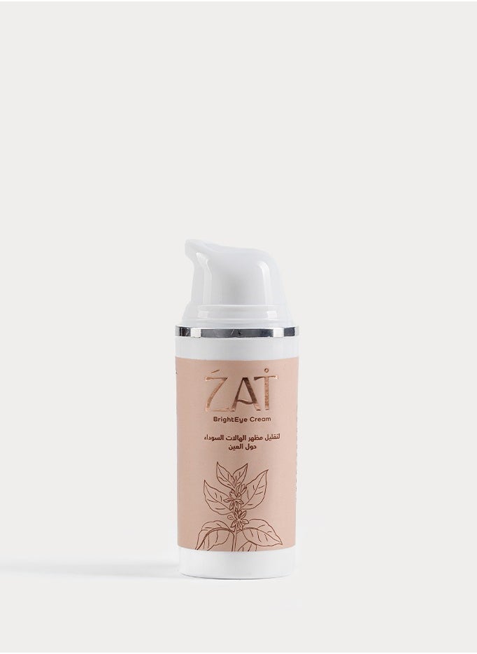 Zat - Bright Eye Cream, Dark Circle Treatment, 30ML with Vitamin E & Collagen & Hyaluronic - Image 1