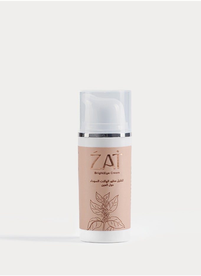 Zat - Bright Eye Cream, Dark Circle Treatment, 30ML with Vitamin E & Collagen & Hyaluronic - Image 1
