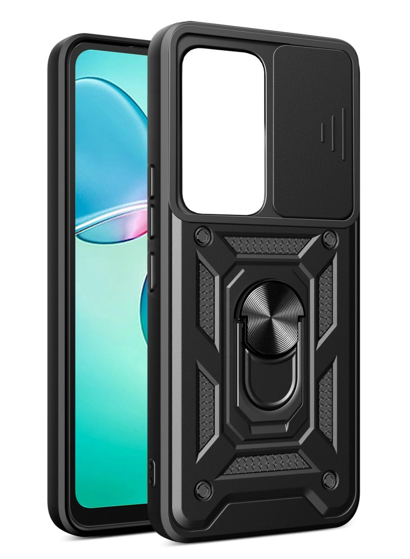VIVO V30 5G / V30 برو 5G الهاتف المحمول الإسكان ، انزلاق الكاميرا عدسة تغطية + 360 درجة قوس دوار خاتم + دعم المغناطيسي سيارة الهاتف المحمول الإسكان للصدمات - Image 1