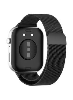 Generic Straps Compatible with Huawei Watch Fit 3 Adjustable Magnetic Stainless Steel Smartwatch Band for Men and Women,Black  - Image 2