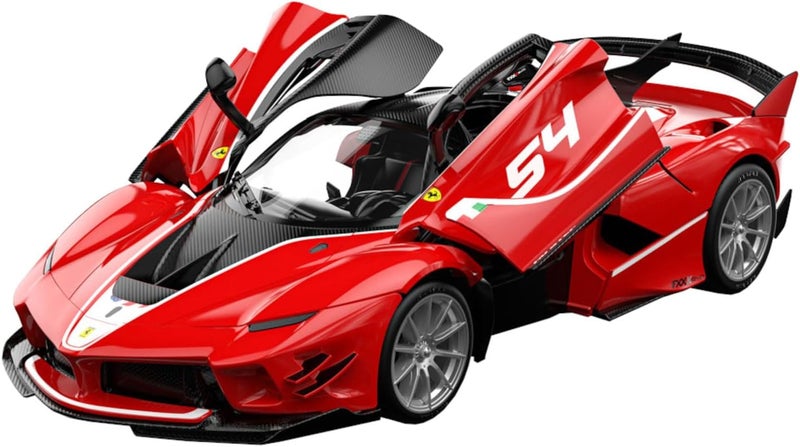 RASTAR 1:18 Scale Ferrari FXXK EVO Remote Control Car - Red - Image 1