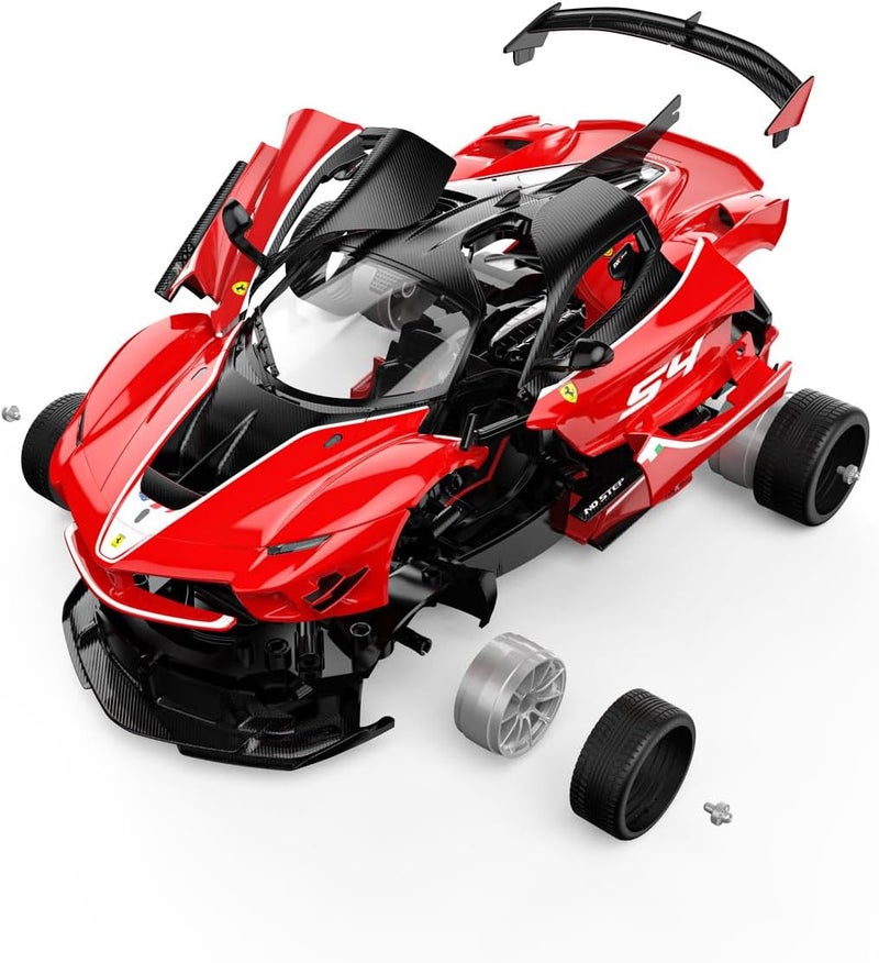 RASTAR 1:18 Scale Ferrari FXXK EVO Remote Control Car - Red - Image 5