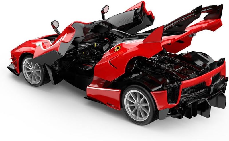 RASTAR 1:18 Scale Ferrari FXXK EVO Remote Control Car - Red - Image 4